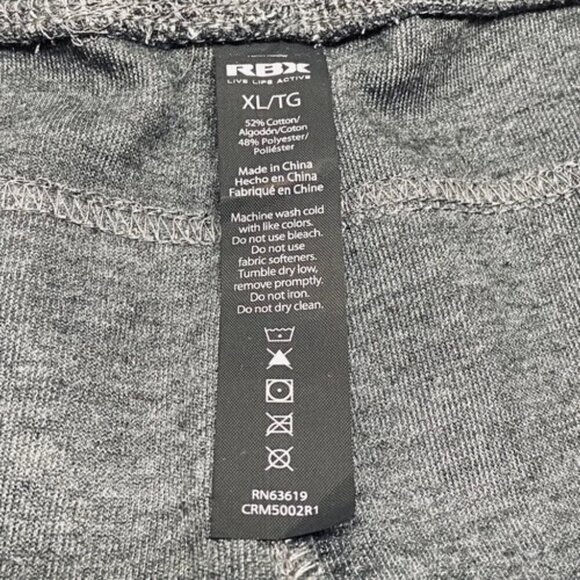 RBX Training Shorts Men's XL 9" Inseam Dark Heather Pockets Live Life Active NWT - Picture 7 of 11